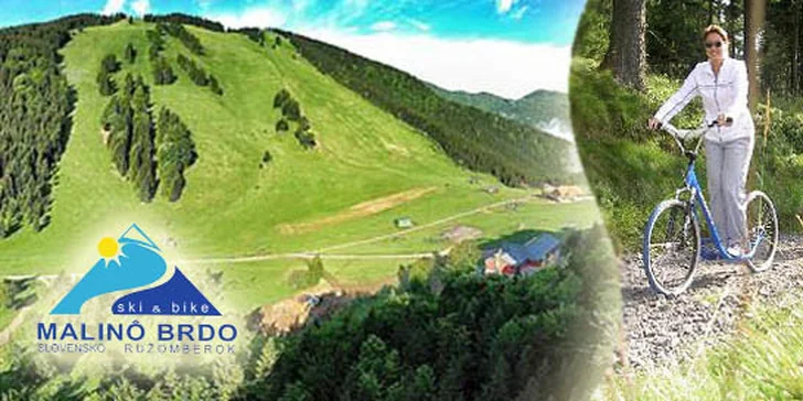 Lanovka a jazda na kolobežkách z Malina Brda