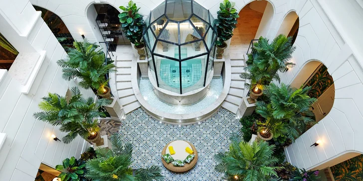Odpočinek v 5* hotelu v centru Budapešti: neomezený wellness a jídlo