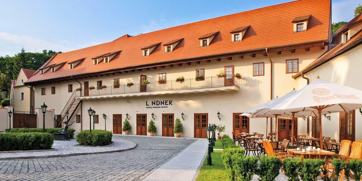 Historický hotel pri Strahovskom kláštore: raňajky, sauna, možnosť snacku aj drinku