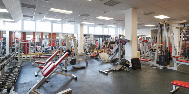 Do místního fitness máte neomezený vstup.