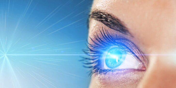 Laserová operace jednoho oka