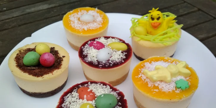 6 velikonočních cheesecaků z poctivých surovin