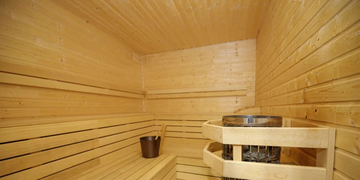 Po dohode si môžete užívať aj relax v saune.
