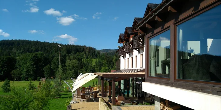 Jaro v Beskydech: hotel v zeleni, vyžití pro děti, polopenze a wellness