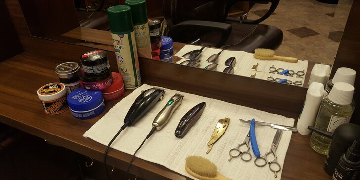 Péče v barber shopu: střih strojkem, klasické stříhání i exclusive shave&cut