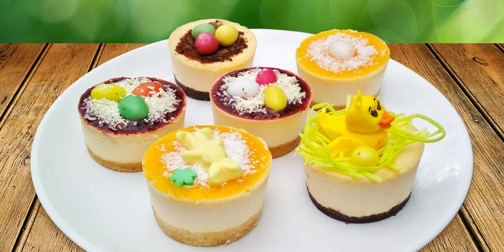 6 velikonočních cheesecaků z poctivých surovin
