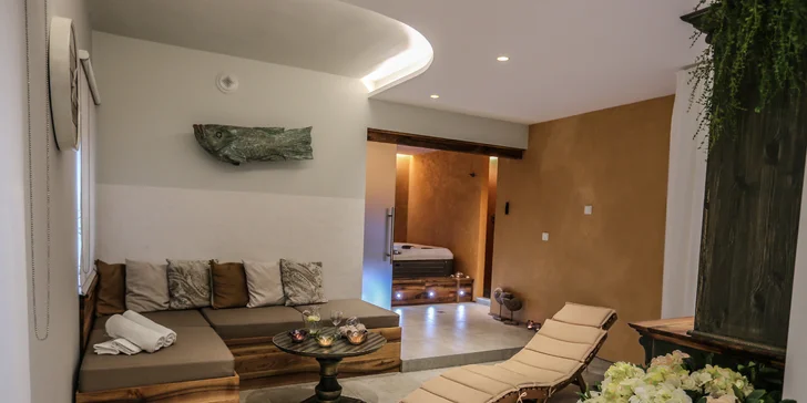 1 nebo 2 hodiny v privátním wellness až pro čtyři osoby: vířivka a sauna