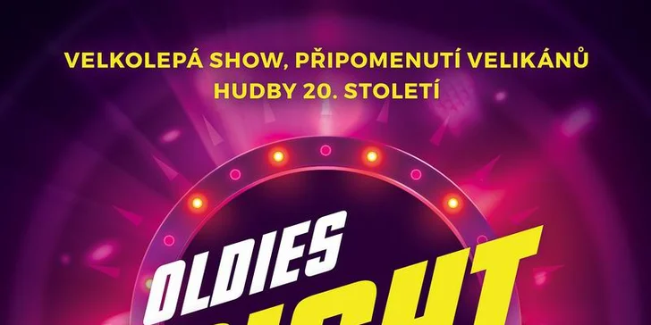 Vstupenka na večerní akci: Oldies Night Live v Denoche Music Hall