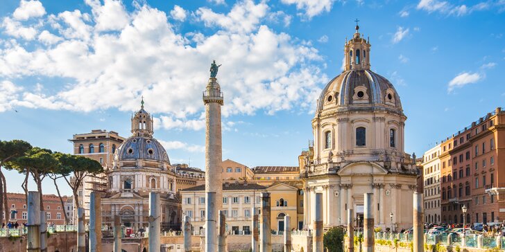 Poznávací zájezd do Říma s průvodcem: 2 noci v hotelu a termální lázně Saturnia