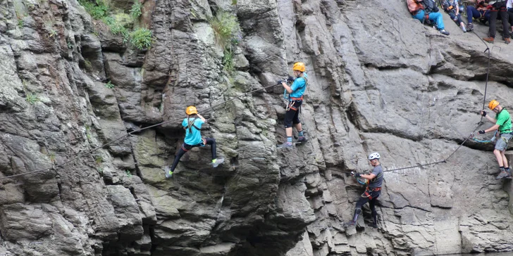 Jednodenní kurz Via Ferrata lezení pro začátečníky v Bechyni