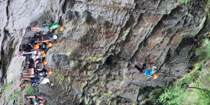 Jednodenní kurz Via Ferrata lezení pro začátečníky v Bechyni