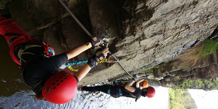 Polodenní zážitkový kurz Via ferrata lezení pro začátečníky v Bechyni