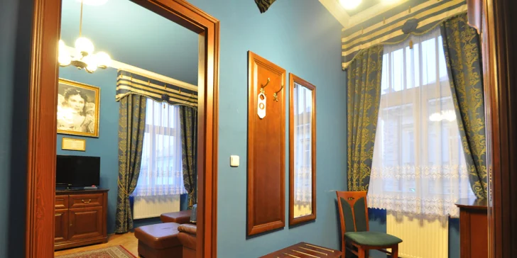 Prvorepublikový sen: 2 noci v apartmá 4* hotelu se snídaní, wellness i masáží