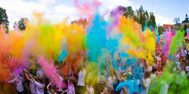 Registrace na zábavný běh Barvám Neutečeš: proběhněte sprškou barev