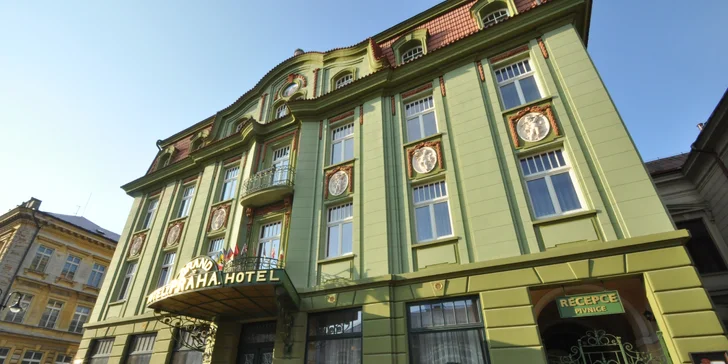 Prvorepublikový sen: 2 noci v apartmá 4* hotelu se snídaní, wellness i masáží