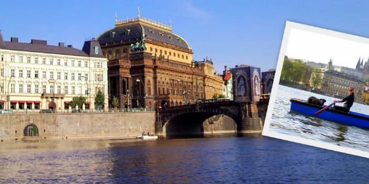 69 Kč za pronájem lodičky na Vltavě až pro 4 osoby! Romantika s pražskými panoramaty a pěkně strávená hodina se slevou 54 %.