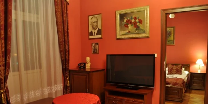 Prvorepublikový sen: 2 noci v apartmá 4* hotelu se snídaní, wellness i masáží