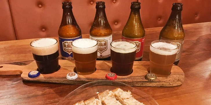 Degustace trapistických svrchně kvašených piv a staročeský chléb se škvarky
