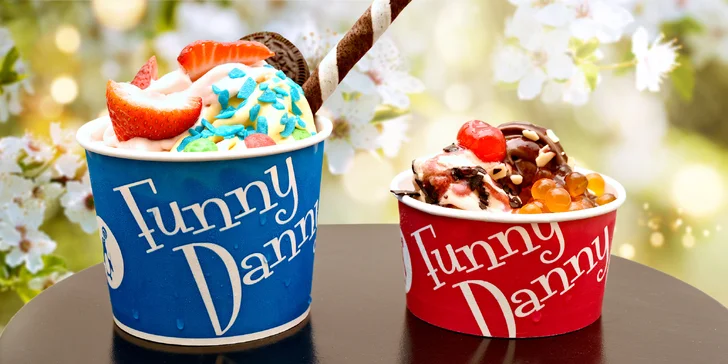 Jarním táním vás provede tučňák: 200g mražený řecký jogurt s posypem