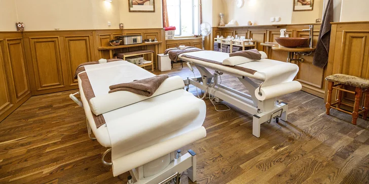 Wellness balíček s kávou a dezertem či tříchodovou večeří pro 2 osoby