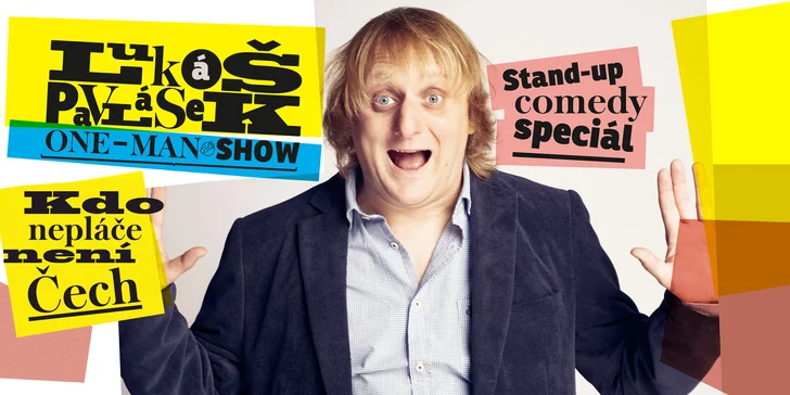 Vstupenka na stand-up comedy Lukáše Pavláska v Brně