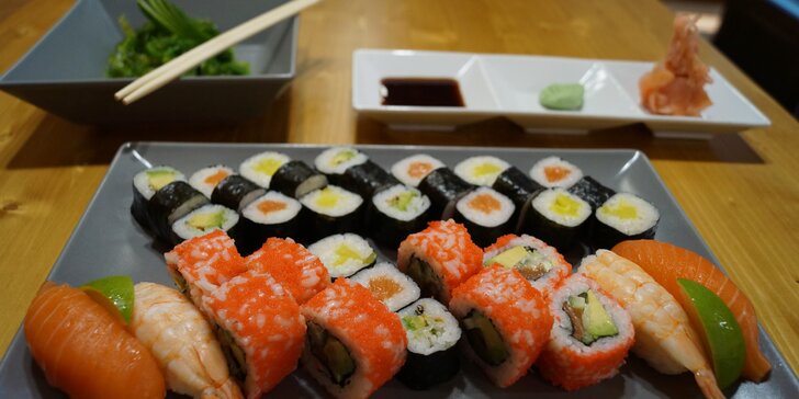Sushi sety v nové restauraci v centru Liberce: 20 až 36 ks i pro take away