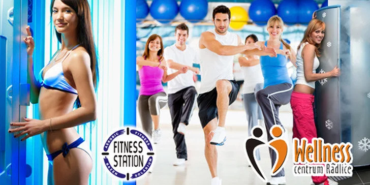 10 studiových lekcí, 3 vstupy do kryosauny a 300 Kč kredit na solárium ve Wellness centru Radlice