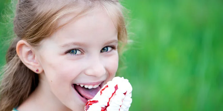 Točená zmrzlina v Čokoládovně v centru Prahy