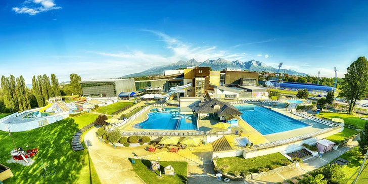 Jaro pod Tatrami s neomezeným vstupem do AquaCity Poprad a polopenzí