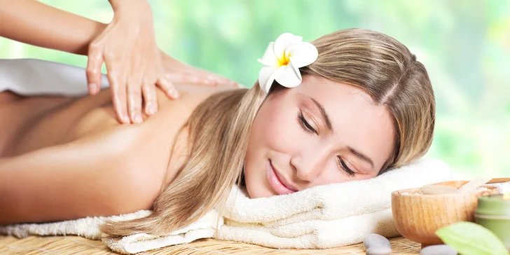 90, 100 či 110 minut relaxu: osvěžující masáž a třeba i maska nebo lázeň