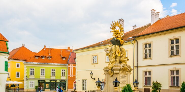 Pobyt v historickém centru Győru: 4* hotel, snídaně či polopenze a neomezený wellness