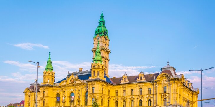 Pobyt v centru města Győr: 2–3 noci s polopenzí, wellness i vstup do lázní