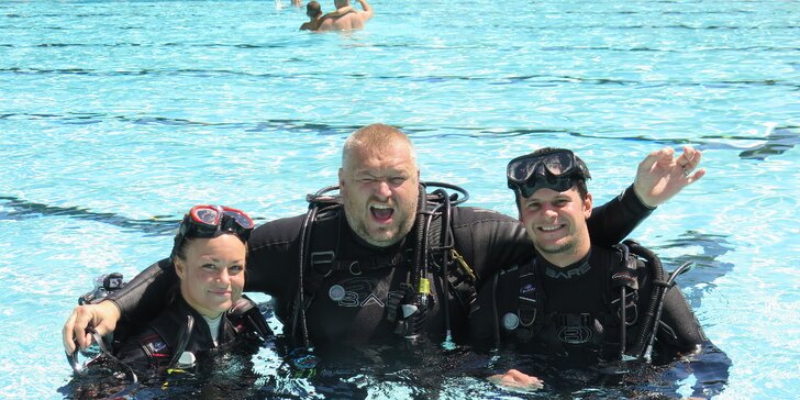 Ponor na zkoušku: staňte se na 60 minut opravdovým potápěčem