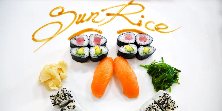 Sushi sety s 18 až 32 kousky: s lososem, tuňákem i čistě vegetariánský