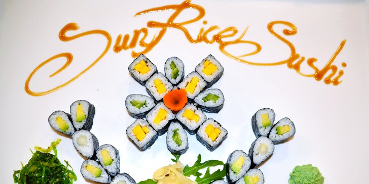 Sushi sety s 18 až 32 kousky: s lososem, tuňákem i čistě vegetariánský