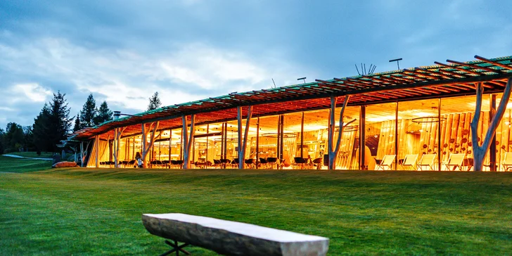 Pobyt v luxusním penzionu na jihu Čech: privátní sauna i 3chodová večeře ze Souboje na talíři a golf