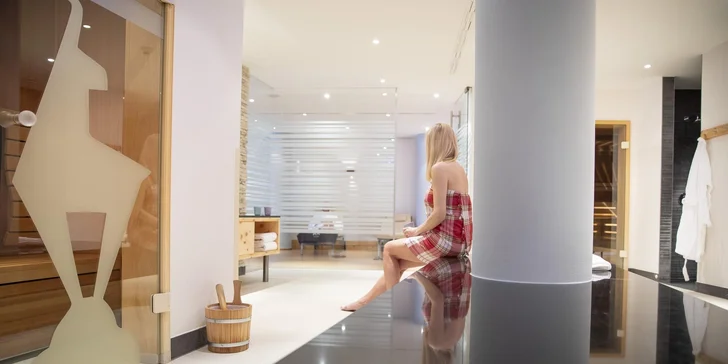 Do wellness máte neomezený vstup. 
