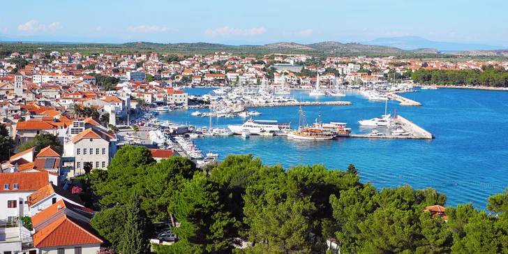 Apartmány v letovisku Vodice: 7 nocí pro 4 osoby od června až do září