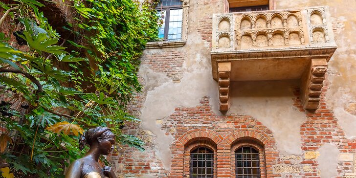 Romantické Benátky a Shakespearovská Verona: nocleh, snídaně, průvodce