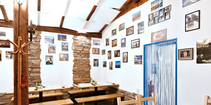 Řecko na Vinohradech: dárkový voucher na cokoli z menu taverny