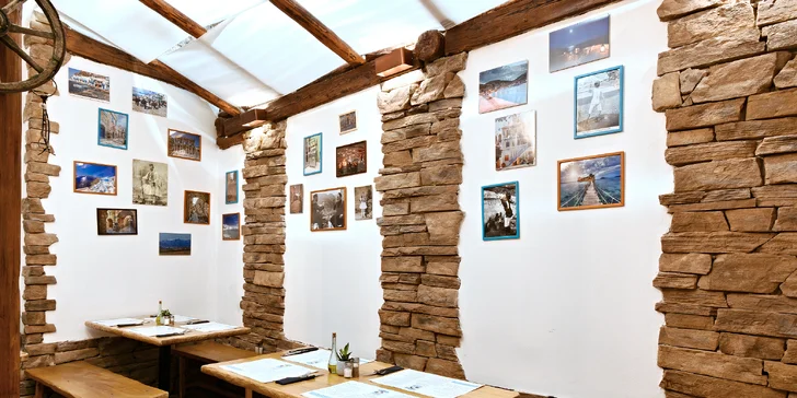 Řecko na Vinohradech: dárkový voucher na cokoli z menu taverny