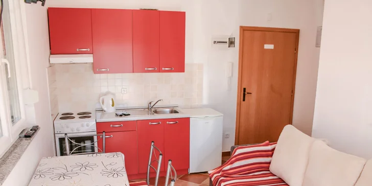 Apartmány v letovisku Vodice: 7 nocí pro 4 osoby od června až do září