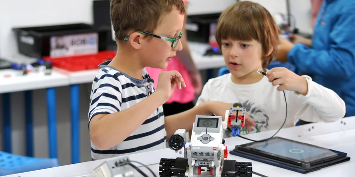 Kurz robotiky a programování pro děti: zkušební lekce i měsíční kurz