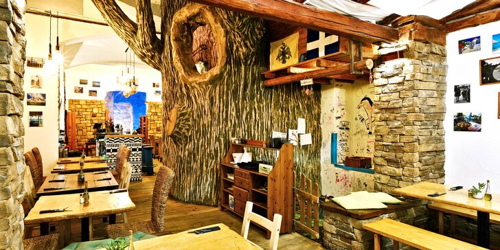 Řecko na Vinohradech: dárkový voucher na cokoli z menu taverny
