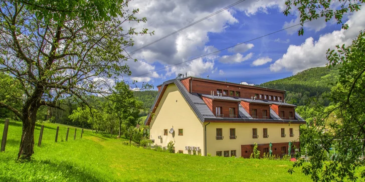 Jarní pobyt s polopenzí v Jeseníkách s 50% slevou pro děti do 11,9 let