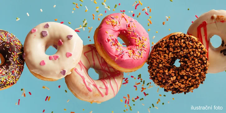 Just Donut: nadýchaná pochoutka podle výběru a káva pro jednoho nebo dva