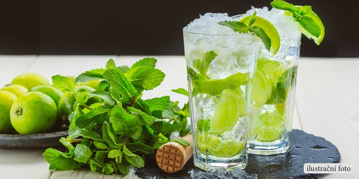 Připomeňte si omamnou vůni léta: 2× mojito ve Forest baru v centru Plzně