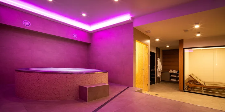 Na výběr máte také variantu s 90minutovým vstupem do wellness.