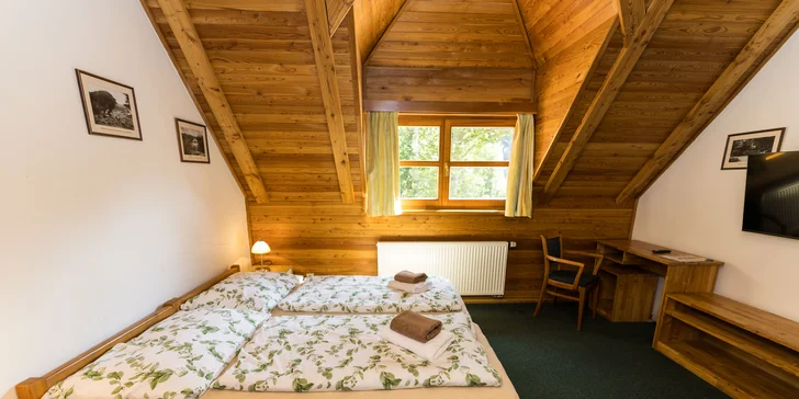 Takto vypadá dvoulůžkový pokoj. 