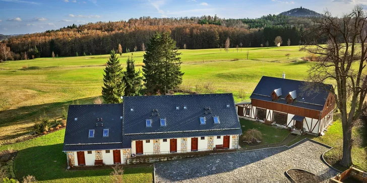 Krásny apartmán pri Českej Lípe: raňajky aj wellness a Lužické hory na dohľad